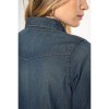 Chemise denim manches longues femme