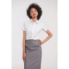 Chemise femme manche courtes à chevrons