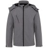 Veste softshell à capuche amovible homme