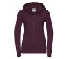 Sweat zippé femme capuche