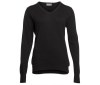 Pull col v femme