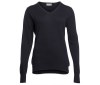 Pull col v femme