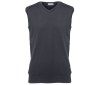 Pull sans manche col v