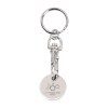 Porte-cles jeton metal lisse (+Gravure laser métal YA31)