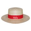 Chapeau canotier avec bandeau (+sérigraphie TH51)