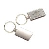 Porte-cles metal rectangle (+Gravure laser métal YA31)