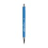 Stylo à encre bleue avec design unique : le corps et le clip ne forment qu'un, ce qui rend ce stylo spécial