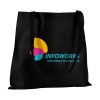 Sac shopping avec de longues anses en non-tissé (80 g/m²) : fibres synthétiques très légères mais solides