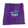 Sac shopping avec de longues anses en non-tissé (80 g/m²) : fibres synthétiques très légères mais solides