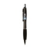Stylo à encre bleue ou noire avec corps coloré translucide, embout antidérapant et clip en métal