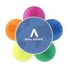 Marqueur en forme de fleur avec 5 couleurs fluorescentes différentes
