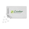Boîte distributrice avec environ 8 g (50 pcs) de bonbons à la menthe sans sucre