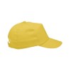 Casquette baseball en 100% coton avec visière préformée et fermeture réglable par bande auto-agrippante