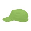 Casquette baseball en 100% coton avec visière préformée et fermeture réglable par bande auto-agrippante