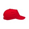 Casquette baseball en 100% coton avec visière préformée et fermeture réglable par bande auto-agrippante