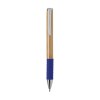 Stylo publicitaire  encre bleue avec un corps en bambou