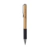 Stylo publicitaire  encre bleue avec un corps en bambou