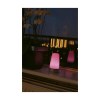 Lampe d'ambiance en matière synthétique avec alternance de couleurs