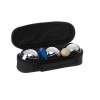 Jeu de pétanque : 3 boules (Ø 7,2 cm, 715 g), cochonnet en bois et mètre ruban