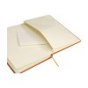 Carnet de notes compact format A5 avec environ 96 feuilles / 192 pages de couleur crème, papier ligné (80 g/m²) certifié FSC Mix