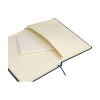 Carnet de notes compact format A5 avec environ 96 feuilles / 192 pages de couleur crème, papier ligné (80 g/m²) certifié FSC Mix