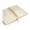 Carnet de notes compact format A5 avec environ 96 feuilles / 192 pages de couleur crème, papier ligné (80 g/m²) certifié FSC Mix