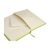 Carnet de notes compact format A5 avec environ 96 feuilles / 192 pages de couleur crème, papier ligné (80 g/m²) certifié FSC Mix