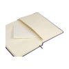 Carnet de notes compact format A5 avec environ 96 feuilles / 192 pages de couleur crème, papier ligné (80 g/m²) certifié FSC Mix
