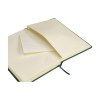 Carnet de notes compact format A5 avec environ 96 feuilles / 192 pages de couleur crème, papier ligné (80 g/m²) certifié FSC Mix