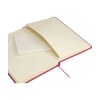 Carnet de notes compact format A5 avec environ 96 feuilles / 192 pages de couleur crème, papier ligné (80 g/m²) certifié FSC Mix