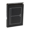 Conférencier/porte-documents en cuir de boeuf recyclé de format A4