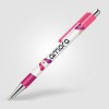 Stylo Astaire chrome avec embout coloré (+SimpliColour)