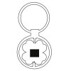 Porte-clés SPINNING CLOVER LEAF