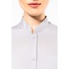 Chemise col mao manches longues femme