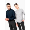 Chemise col mao manches longues femme