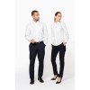 Chemise col mao manches longues femme