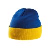 Bonnet bicolore avec revers