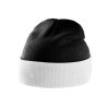 Bonnet bicolore avec revers