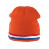 Bonnet bande bicolore contrastée