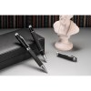 CHESS. Kit roller et stylo à bille en métal et fibre de carbone avec mécanisme twist