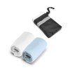 TRAVIS. Serviette de sport en microfibre avec pochette 190T (210 g/m²)