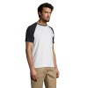 Tee-shirt homme bicolore manches raglan - FUNKY