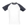Tee-shirt homme bicolore manches raglan - FUNKY