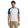 Tee-shirt homme bicolore manches raglan - FUNKY