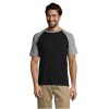 Tee-shirt homme bicolore manches raglan - FUNKY