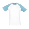 Tee-shirt homme bicolore manches raglan - FUNKY