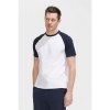 Tee-shirt homme bicolore manches raglan - FUNKY