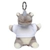Porte-clés peluche rhinocéros MBW