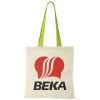 Sac coton Nevada 100 gr/m² avec poignées de couleur 7L