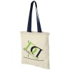 Sac coton Nevada 100 gr/m² avec poignées de couleur 7L